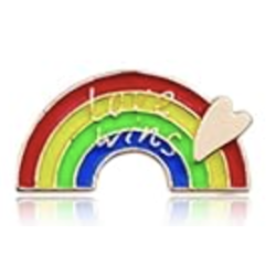 Pin's Arc-en-ciel LOVE WINS