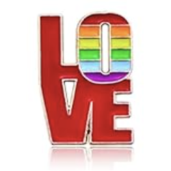 Pin's Red Love Pride