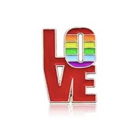 Pin's Red Love Pride