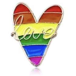 Pin's Cœur Love Gold