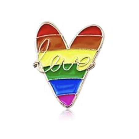 Pin's Cœur Love Gold